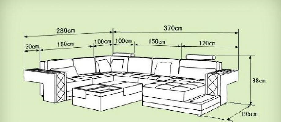 Design Ledersofa Ecksofa Eckcouch Polster Sofa Ecke USB + LED Wohnlandschaft