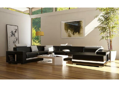Entdecken Sie Eleganz Moderne Stilvolles U-Form Ecksofa für Ihr Wohnzimmer