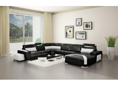Ecksofa mit USB,Polster Wohnlandschaft Couch Sofa Wohnlandschaft UForm Sitz Ecke