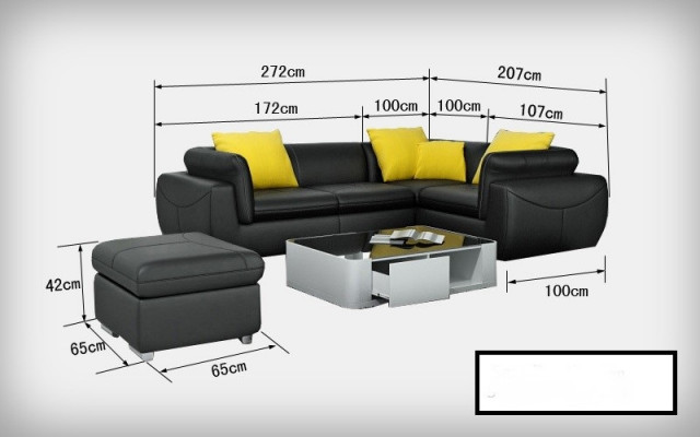 Ledersofa mit USB Wohnlandschaft Ecksofa Eck Garnitur Design Modern Sofa F3014C