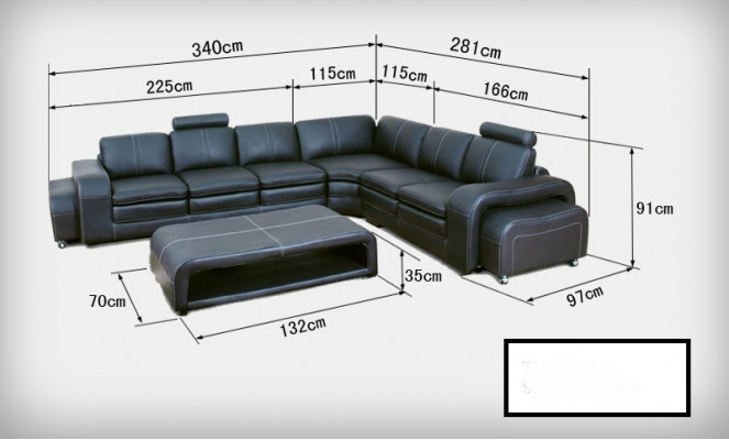 Design Ledersofa mit USB Couch Wohnlandschaft Ecksofa Eck Moderne Garnitur Neu