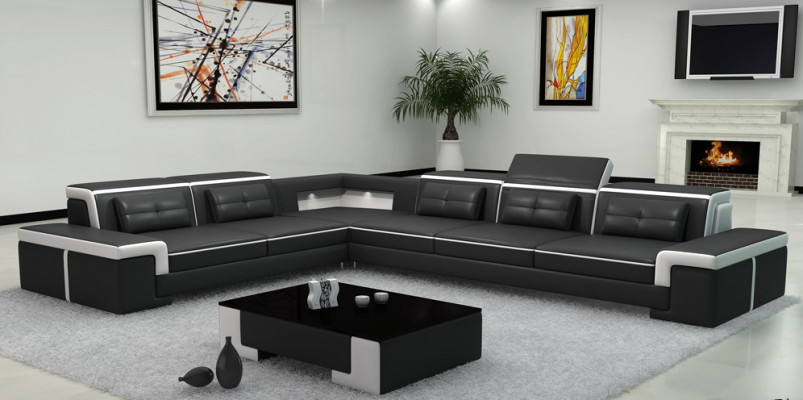 Exklusives L-förmiges Sofa Modernes Design für stilvolle Wohnräume