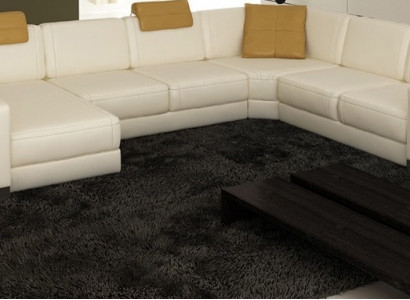 Wohnlandschaft Designer Sofa Couch Big Polster Leder Sofas Eck Ecke Sitz