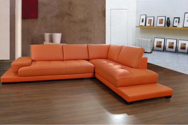 Wohnlandschaft Polster Ecke Eck Sofa mit USB Garnitur Landschaft Leder Neu 1060