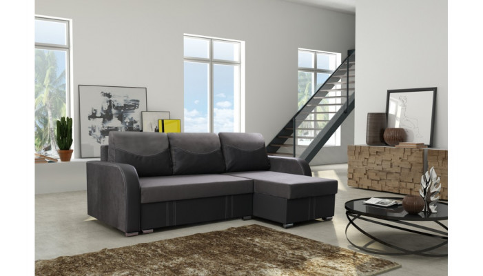 Designer Sofa Ecksofa Stoffsofa System Sofa Textil Samt Eckcouch Couch Neu