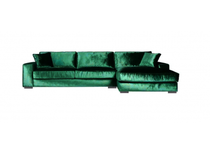 Grün Ecksofa Sofa Stoff Wohnzimmer Design Couchen Polster Sofas Big Samt Neu