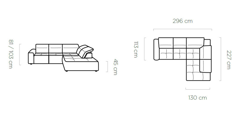 Ecksofa L-form Textil Luxus Design Wohnlandschaft Polster Couch Couchen Möbel