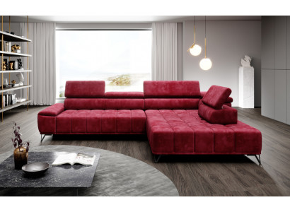 Ecksofa L-Form Couch Wohnlandschaft Eck Couchen Möbel Design Modern Textil Neu