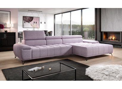 Ecksofa L Form Sofa Couch Design Couchen Polster Textil Modern Eck Neu