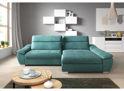 Ecksofa Sofa Couch Polster Eckgarnitur LForm Multifunktion Textil Wohnlandschaft