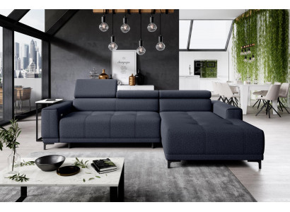 Eck Design Modern Sofa Sofas Ecksofa L Form Stoff Couch Wohnlandschaft Couchen