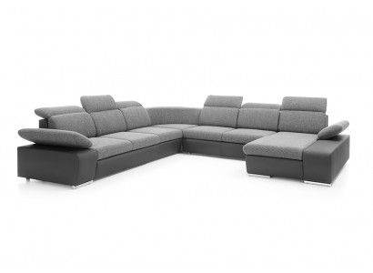 Ecksofa U-form Eckcouch mit Schlaffunktion Ecksofa Wohnlandschaft Sofa Couch Neu