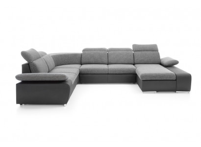 Ecksofa U-form Eckcouch Sofa Couchen Polster Schlaffunktion Couch