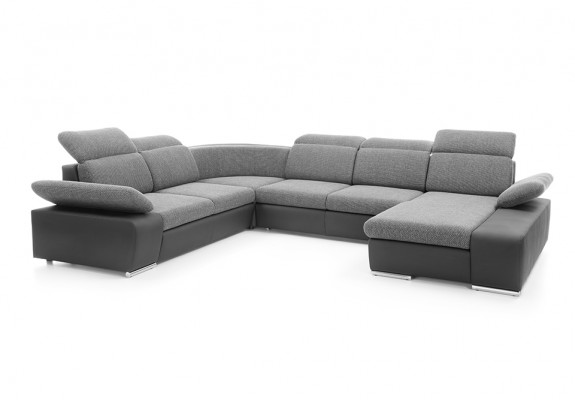 Ecksofa U-form Eckcouch Sofa Couchen Polster Schlaffunktion Couch