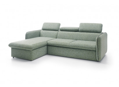 Design Ecksofa Schlafsofa Multifunktion Couch Leder Textil Polster Sofas