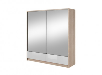 Garderobe Aufbewahrung 200cm Regal Schrank Archiv Dekorative Schiebetüren