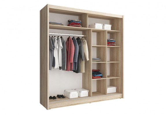 Mehrzweck Regale Schrank Regal Aufbewahrungs Kleiderschränke 200cm