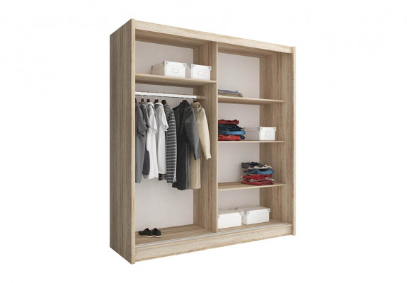 Mehrzweck Regale 180cm Schrank Regal Aufbewahrungs Kleiderschrank Garderobe Neu