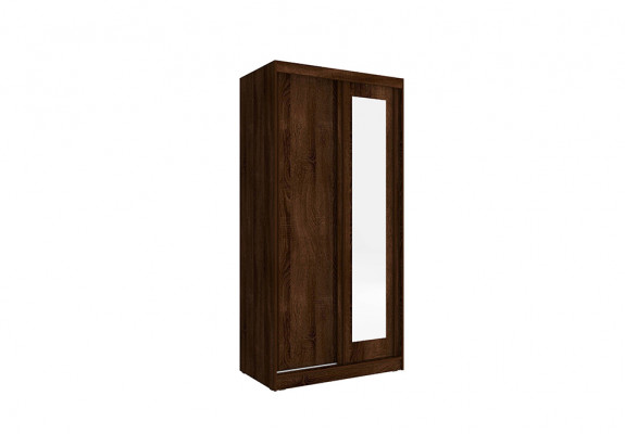 Design Kleider Schrank Schiebe Schränke Holz Schwebe Türen Kleiderschrank 100cm
