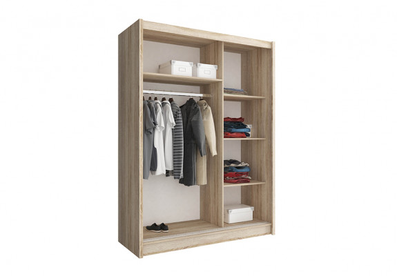 Mehrzweck Regale 150cm Schrank Regal Aufbewahrungs Kleiderschrank Garderobe Neu