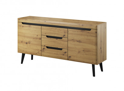 Moderne Holz Kommode Sideboard Dekorative Kommoden Wohnzimmerschrank 160cm