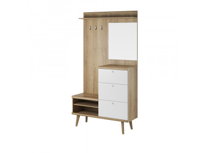 Garderobe Garderobenset Flur Garderoben Dielen Set Aufbewahrung