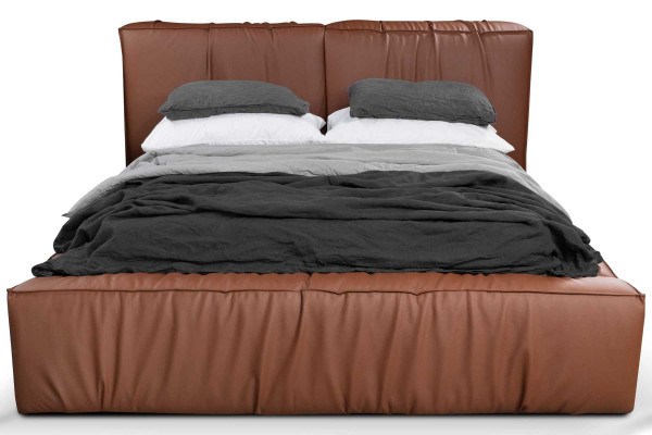 Betten Hotel Kunstleder 180x200cm Luxus Möbel Design Polsterbett Bett