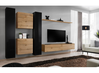 Designer Wohnzimmer Möbel 4x Wandschrank Luxus Einrichtung Hänge Schrank