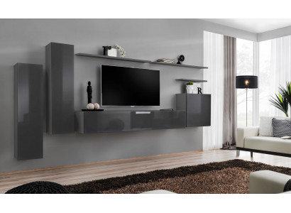 Wohnwand Set Komplette Luxus Einrichtung Wohnzimmer Designer TV-Ständer