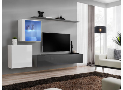 Wohnwand Holzmöbel Wandschrank Designer Wand Regal Komplett Möbel Designer