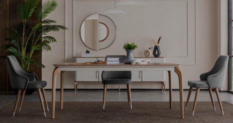 Stuhl Stühle Luxus Design Lehnstuhl Holz Polster Neu Modern Esszimmer Möbel Holz