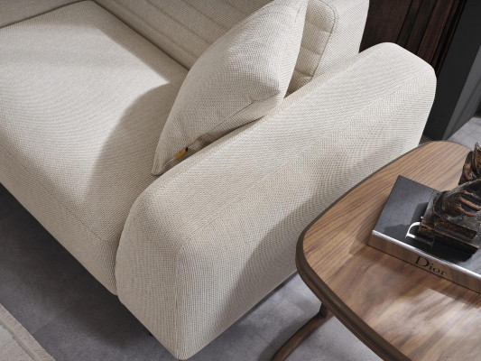 Luxus Ecksofa U-Form Polster Sofa Couch Wohnzimmer Möbel Textil Neu Einrichtung