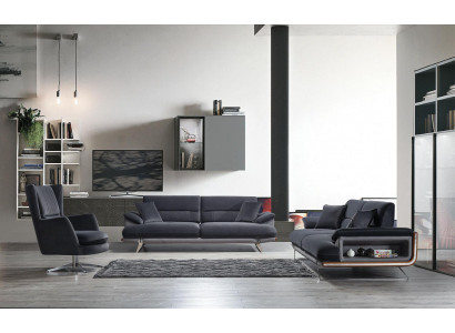 Sofagarnitur Wohnzimmer 2x Sofa Dreisitzer Couch Polstermöbel Luxus Einrichtung