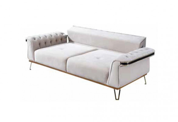 Weißes Polstersofa Designer Wohnzimmer Couch Moderne Luxus Couch Neu