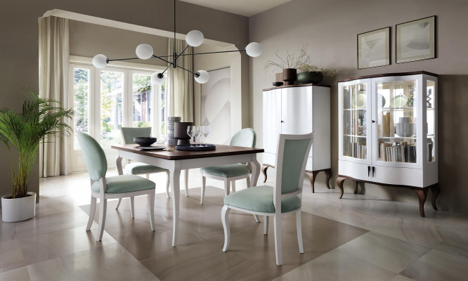 Luxus Designer Esstisch Holz Tisch Ausziehbar 140/330cm Wohn Esszimmer Möbel Neu