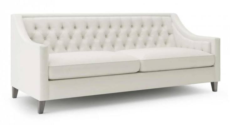Weiß Dreisitzer Chesterfield Modern Design Couch Textil Sofa Neu Original Möbel