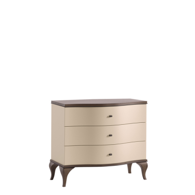 Kommode mit 3 Schubladen Sideboard Schubladenschrank Schrank Anrichte holz Neu