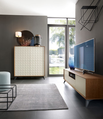 RTV Sideboard Fernseh Wand Hochglanz Lowboard Unterschrank TV Led Fernsehschrank