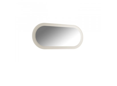 Spiegel Holzrahmen Großer Wandspiegel Klassischer Design Oval Holz Rahmen 150cm