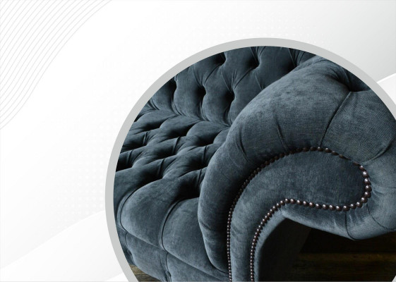 Chesterfield Leder Polster Luxus Sofa Design Couch Klassische Dekor Sofa
