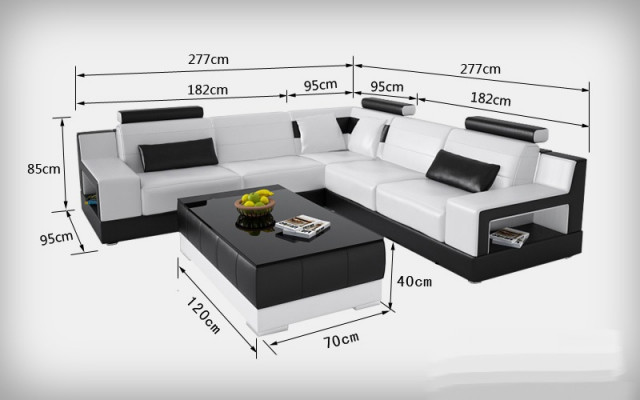 Ledersofa Couch Wohnlandschaft Sofa Ecksofa Eck Garnitur Design Modern