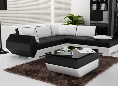 Ledersofa Couch Sofagarnitur Neu Ecksofa Eck Garnitur Dekor Modern Design