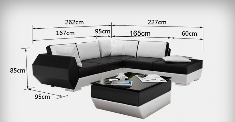 Ledersofa Couch Sofagarnitur Neu Ecksofa Eck Garnitur Dekor Modern Design