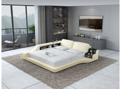 Designer Bett Polsterbett Luxusbett Doppelbett Ehebett Betten 140/160/180 cm