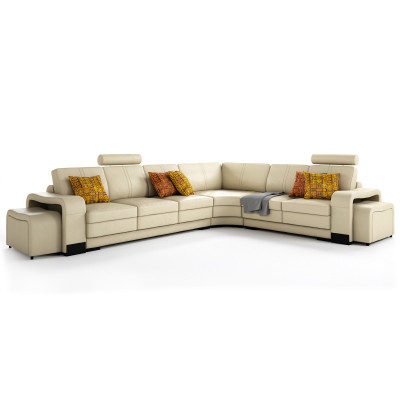 Eleganz für Ihr Zuhause Neues L-Form Ecksofa in modernem Beige