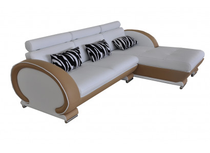 Eck Sofa Leder Couch Eck Garnitur Wohn Ecke Landschaft L Form Design Polster Neu