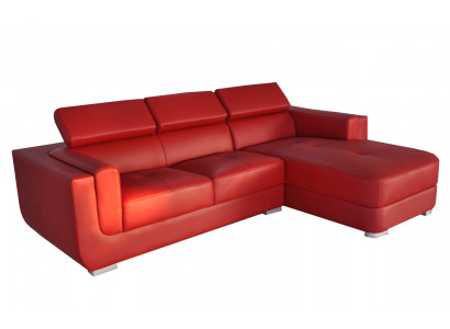 Design Leder Polster Sitz Ecke Leder Eck Landschaft Zimmer Neu Wohn Sofa Polster