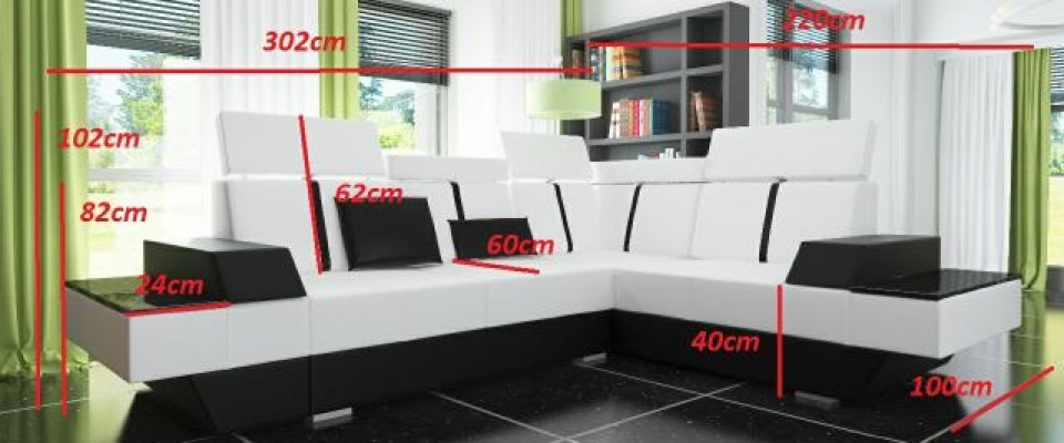 Designer Ledersofa Wohnlandschaft Polster Couch Sofa Ecksofa Eckcouch Ledercouch