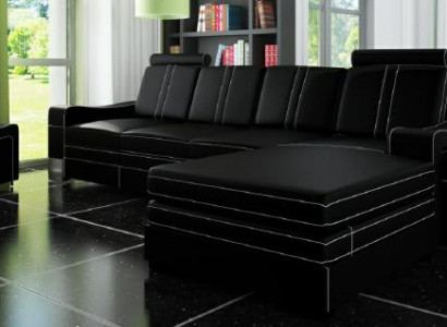 LEDERSOFA WOHNLANDSCHAFT ECKSOFA NEU GARNITUR SOFA XXL LEDERCOUCH LEDERECKSOFA !