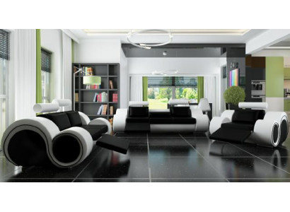 Polster Sofa Couch Leder Sofas Couchen 3 Sitzer Wohnlandschaft Neu Sofort